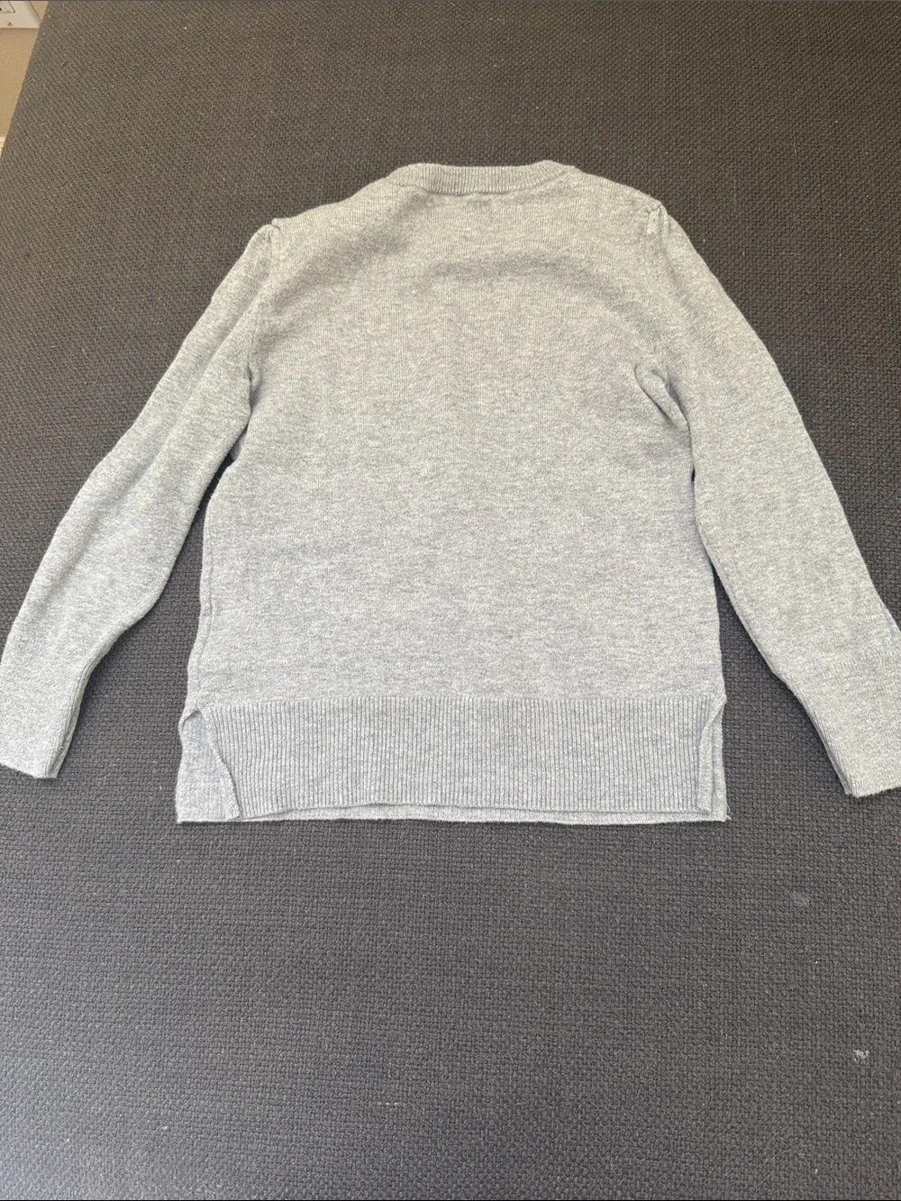 GAP Girls Gray Sweater with Pink Minnie & Mickey Envelope Graphic